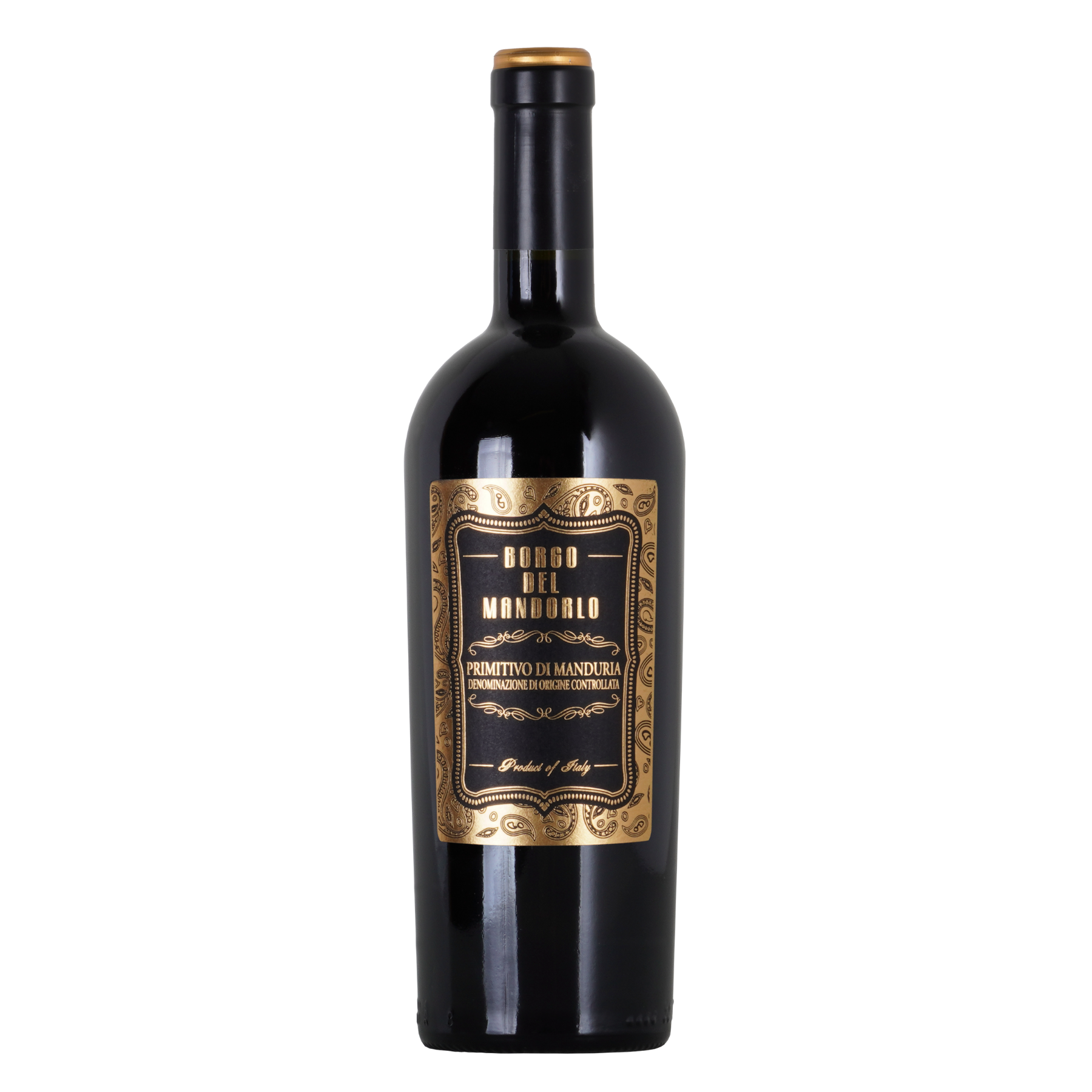 Вино Боттер Примітиво ді Мандурія Борго дель Мандорло чер сух 0,75л 14%